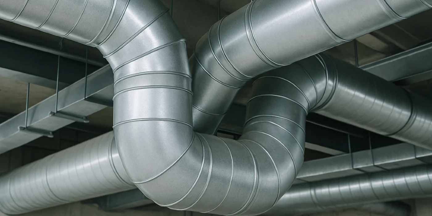 Metal air ducts from Cristal Air Conditioning Repair in West Lake Hills, TX - Air Conditioning Service
