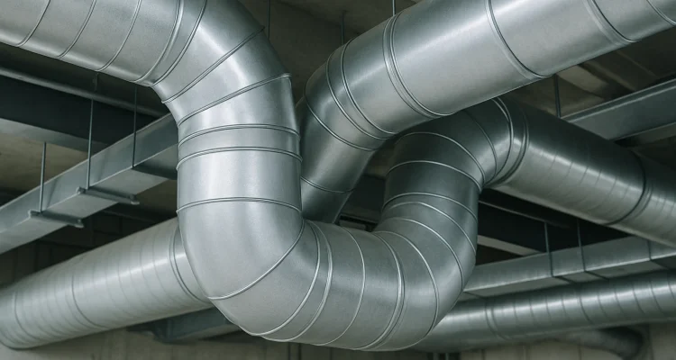 Metal air ducts from Cristal Air Conditioning Repair in West Lake Hills, TX - Air Conditioning Service